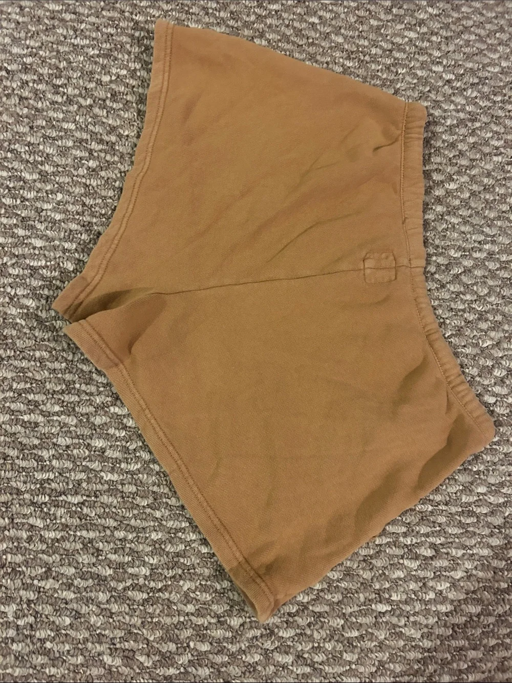 aerie Tan Terry Pull-On Shorts - Picture 3 of 3